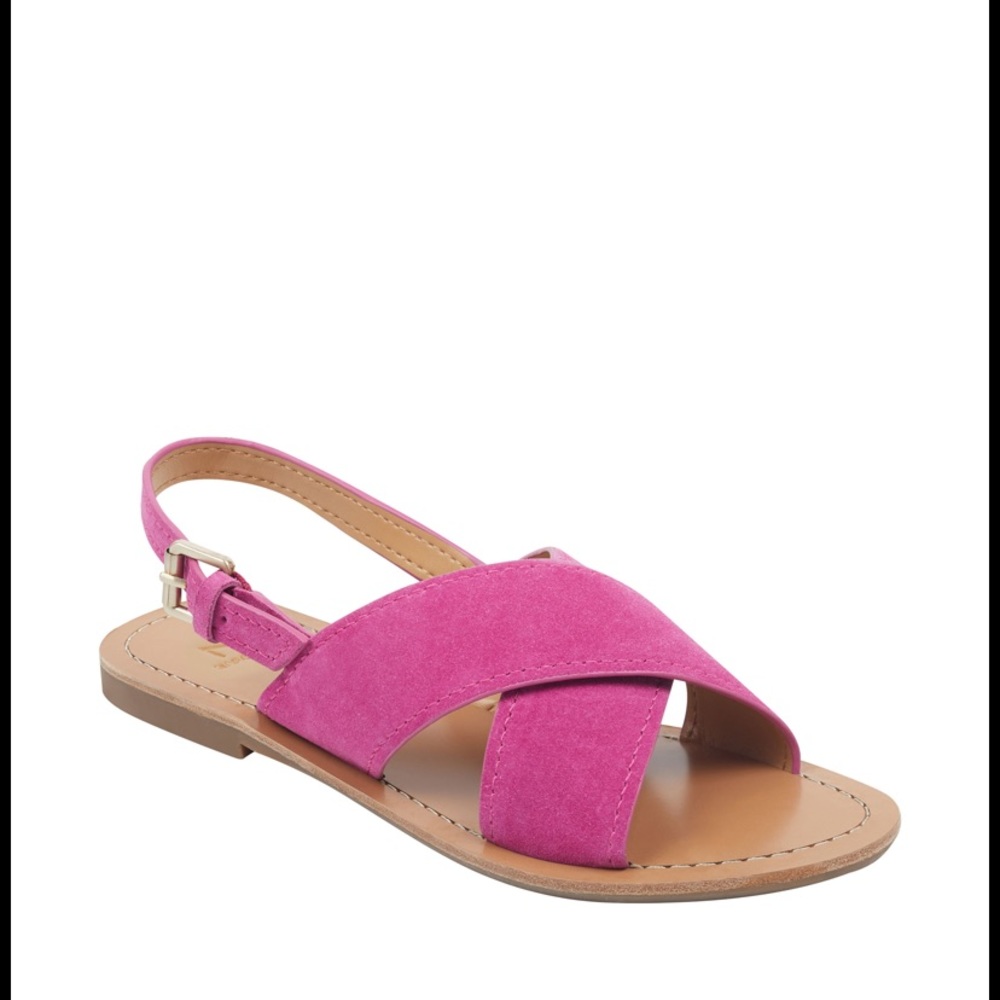 Marc Fisher LTD rite sandal pink suede 🔥BRAND NEW